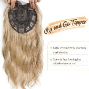 Golden Blonde Clip and Go Hair Topper